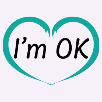 I'm OK [front] | Meditation in Progress [back] Design