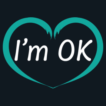 I'm OK [front] | Meditation in Progress [back] Design