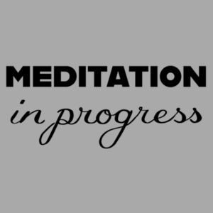 Meditation in Progress [back] - Classic Unisex Longsleeve Tee Design