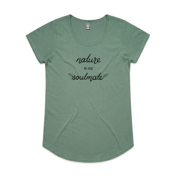 Nature is my soulmate - AS Colour Women's Mali Capped Sleeve Tee Thumbnail