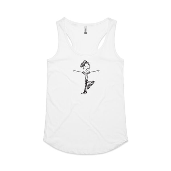 Yoga Girl - AS Colour Women's Yes Racerback Singlet Thumbnail