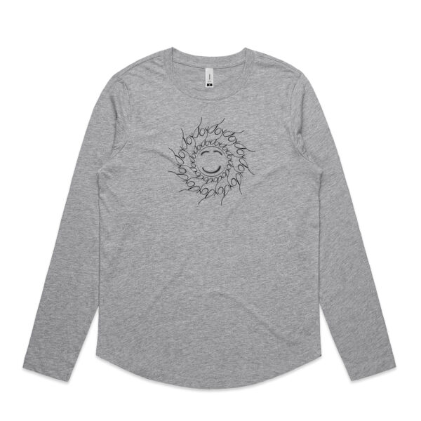 Sunshine Joy - AS Colour Women's Curve Longsleeve - 4055 Thumbnail