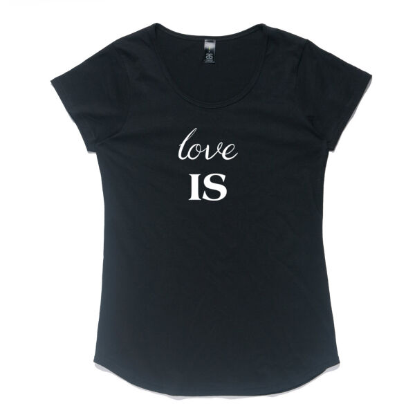 Love IS - AS Colour Women's Mali Capped Sleeve Tee Thumbnail