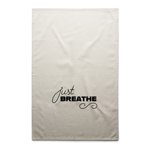 Just Breathe - AS Colour 100% Cotton Twill Tea Towel Thumbnail