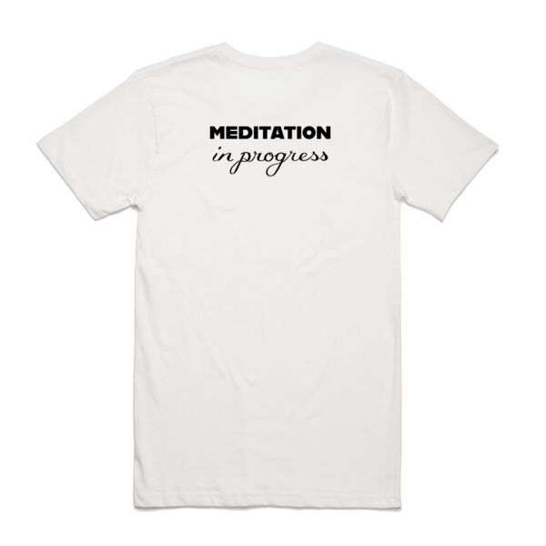Meditation in Progress [back] - Mens Staple Tee Thumbnail