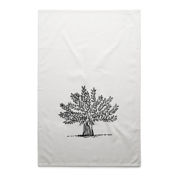 Olive Tree - AS Colour 100% Cotton Twill Tea Towel Thumbnail