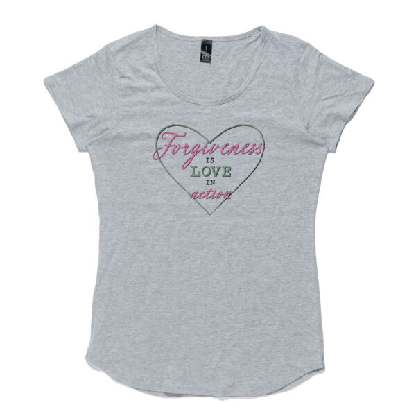 Forgiveness is Love in Action - Women's Mali Capped Sleeve Tee Thumbnail